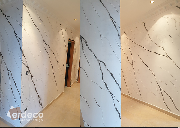Luxuriöse Wandstrukturen
